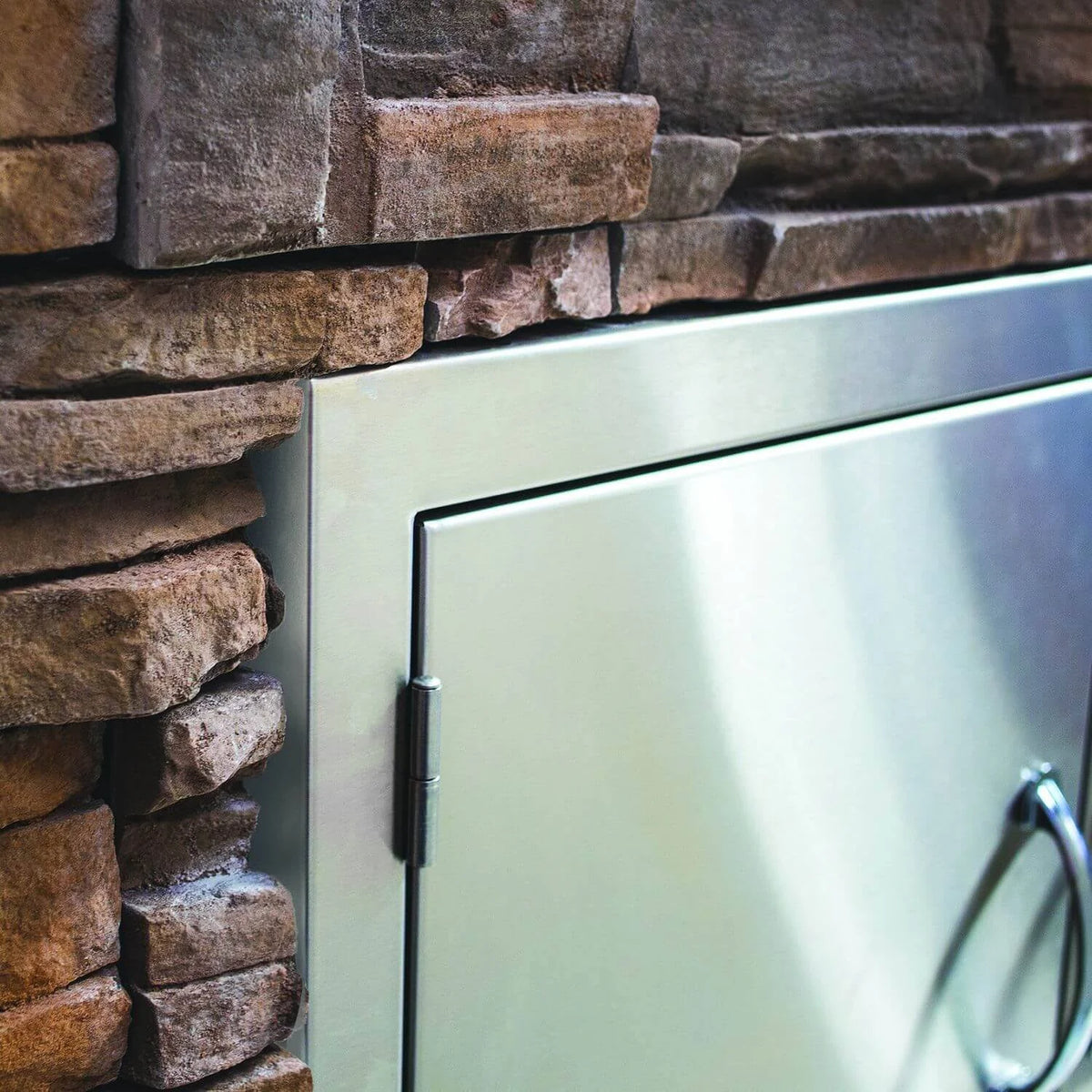 45 inch Stainless Steel Double Access Door with Masonry Frame O2840