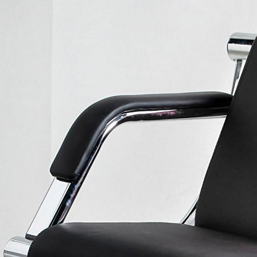 Black PU Leather Visitor Sofa I251