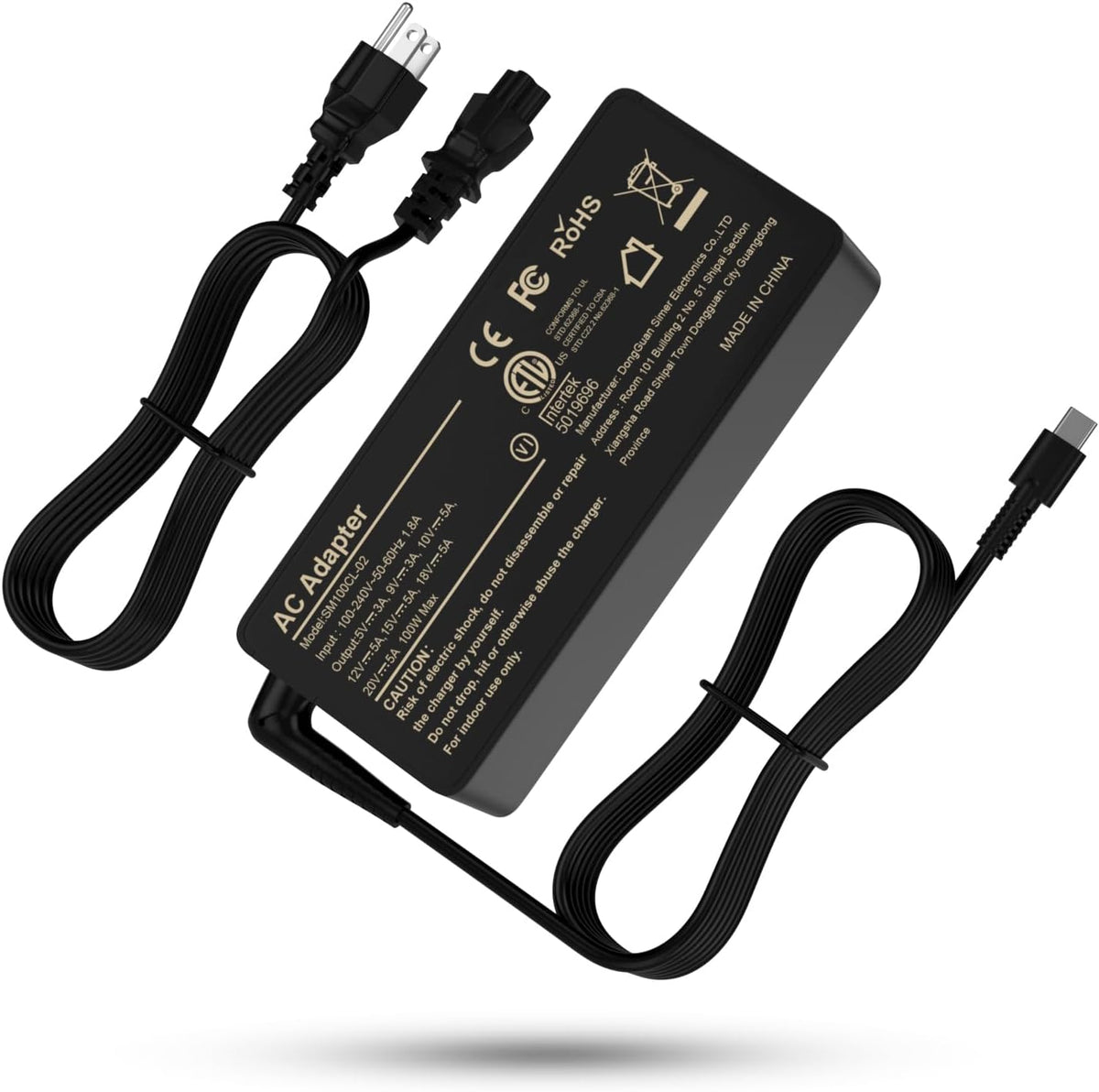 100W USB C Laptop Charger K508