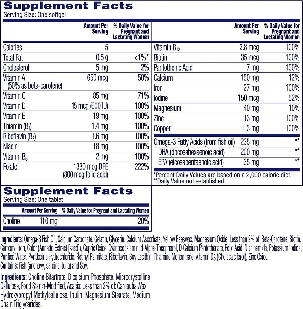 Womens Prenatal Advanced Complete Multivitamin (Pack of 32) H40925