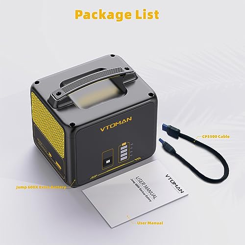 Portable Power Station with 600W AC Outlets X688299