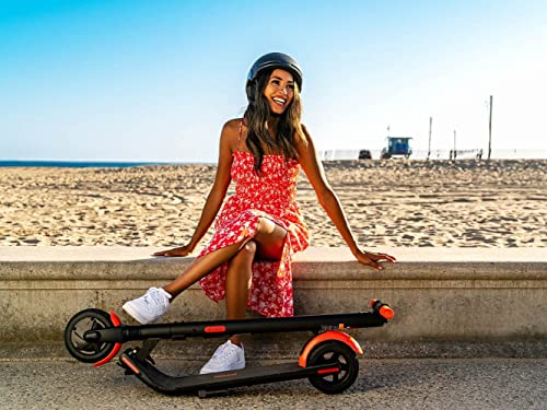 Electric Scooter, 15.5 mph Top Speed, Front Suspension, Portable Kick Scooter J65227