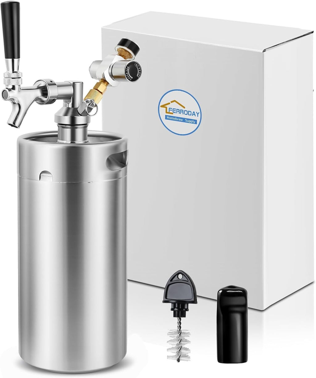 128oz Stainless Steel Mini Keg Beer Dispenser K5841
