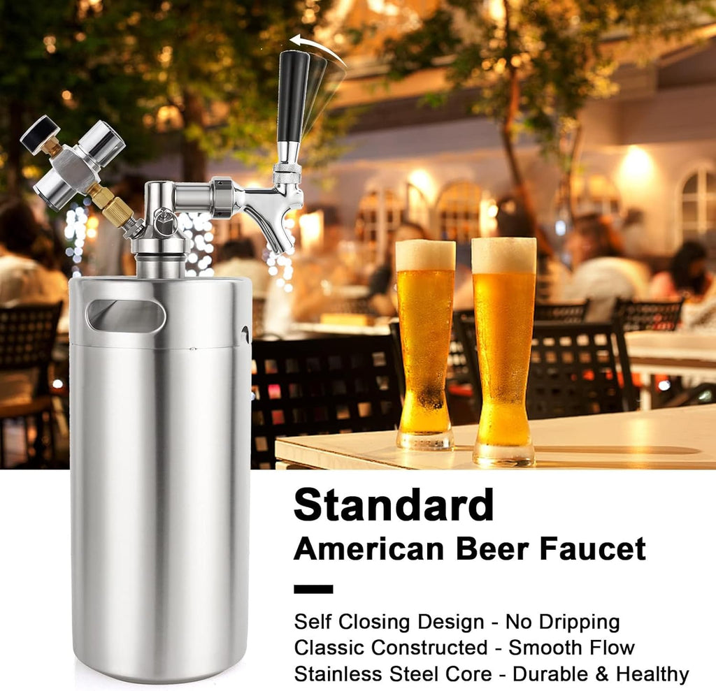 128oz Stainless Steel Mini Keg Beer Dispenser K5841