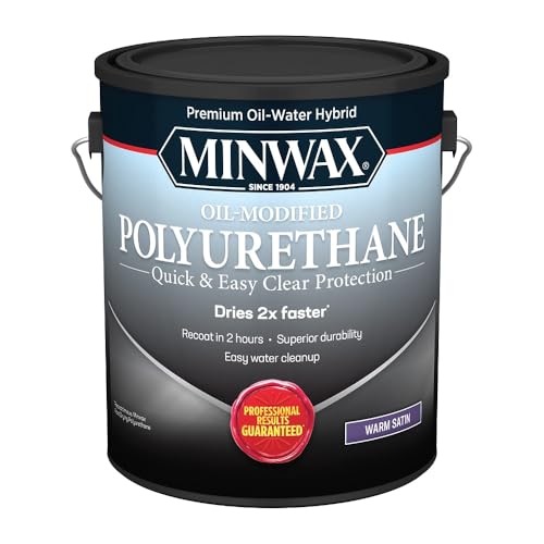 Clear Oil-Modified Polyurethane, Warm Satin J83700