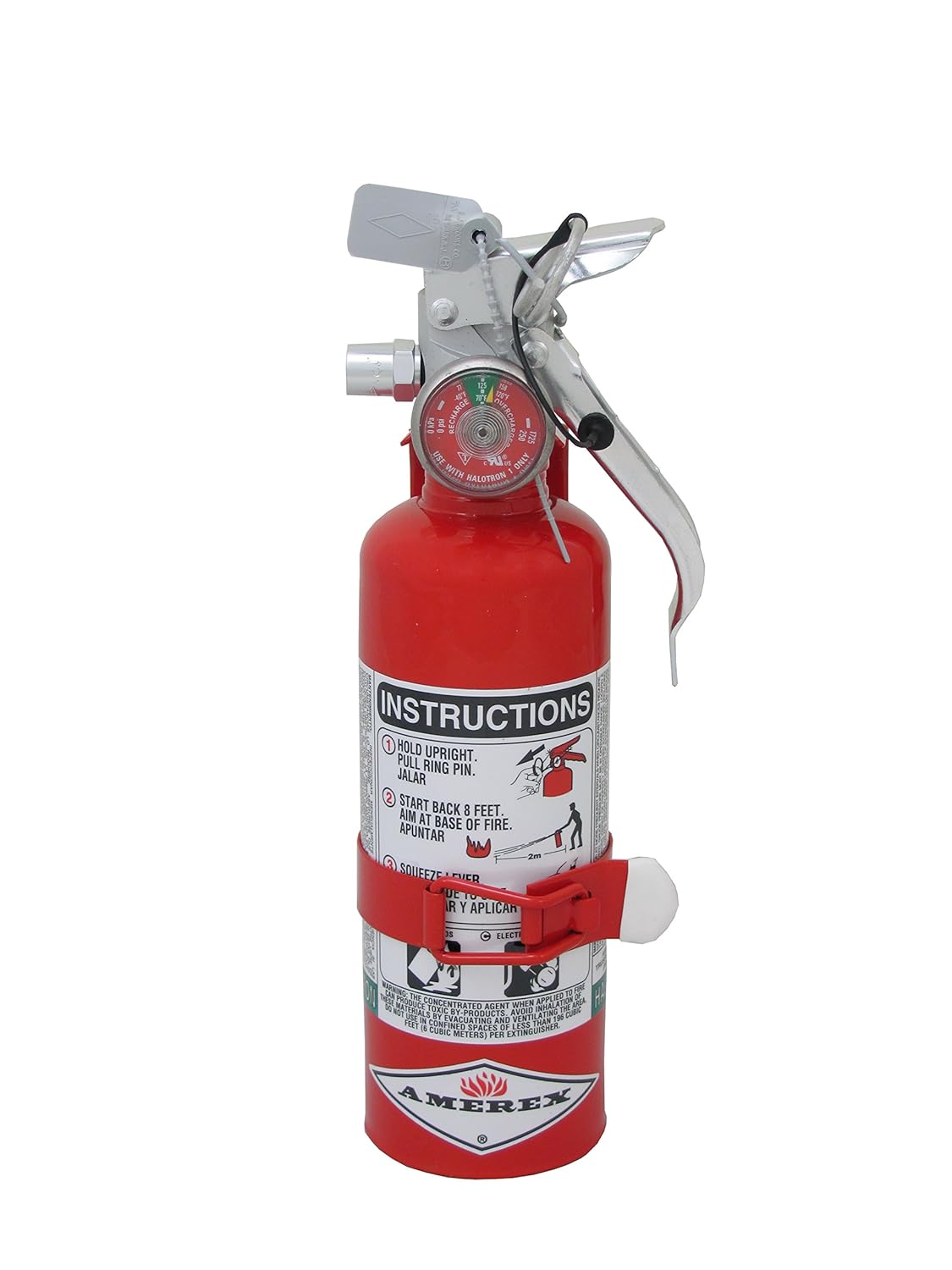 1.4lb Halotron I Class B C Fire Extinguisher A7806