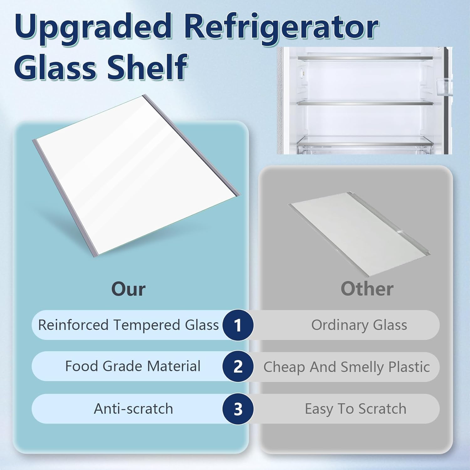 Refrigerator Glass Shelf B531