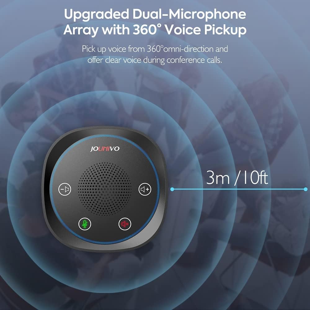 Omnidirectional USB Speakerphone with Microphone, Pack of 2 U4821
