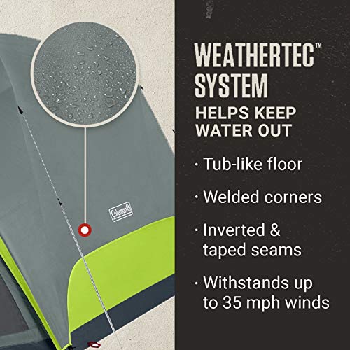 4/6/8 Person Weatherproof Camping Tent with Screen Room L46996