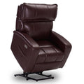 Leather Power Lift Recliner Chair with Heat & Massage E7633