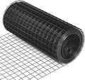 Black Vinyl Coated Welded Wire Mesh, 1 Inch x 1 Inch Grid (48 Inch x 50 ft.) I775