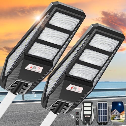 2400W Solar Street Lights Outdoor Waterproof 7000K LED B14709
