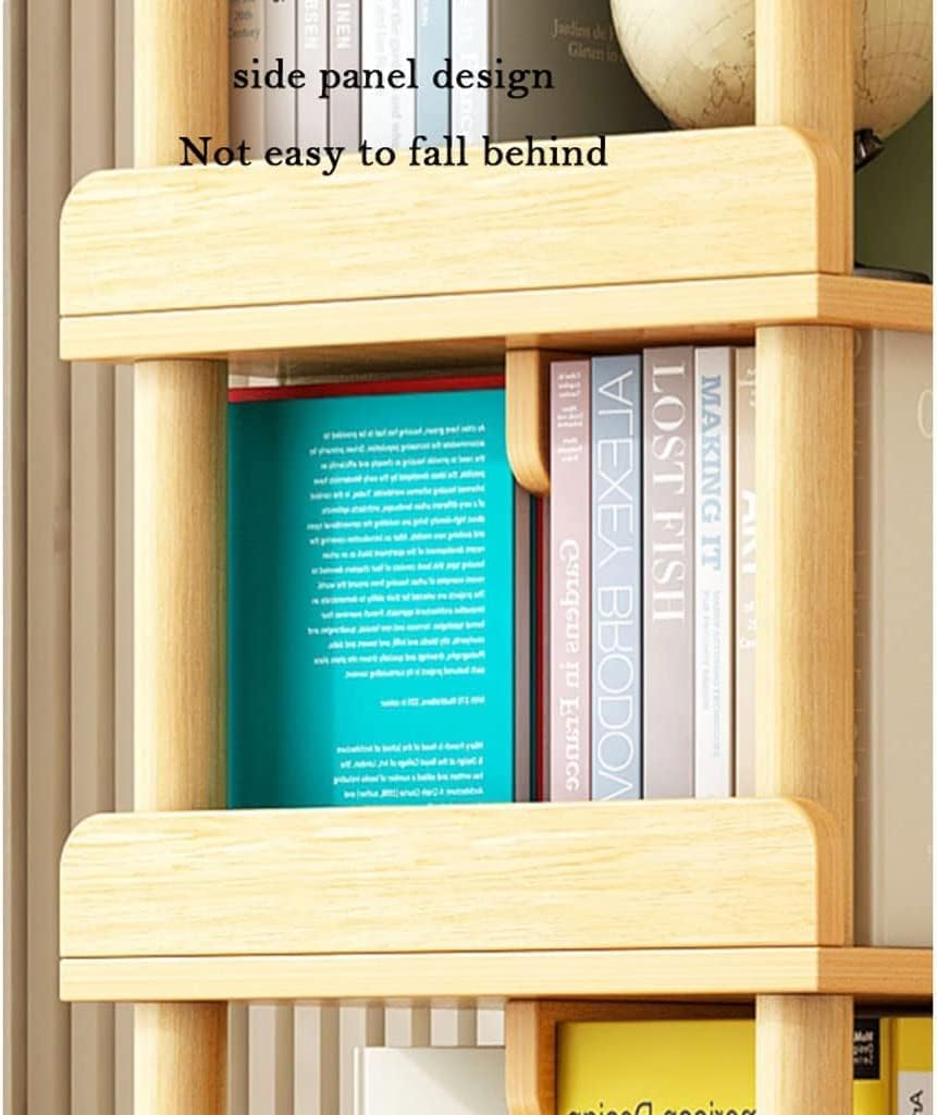 360° Rotating Wooden Square Standing Bookcase Q30137