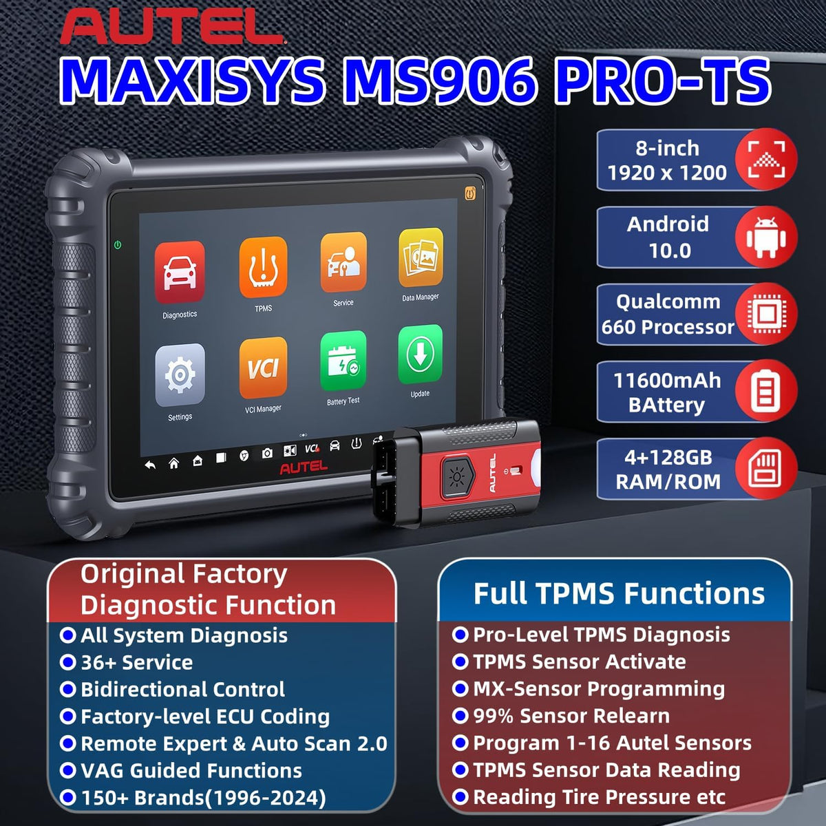 All System Diagnostic Scanner with TPMS Programming P29051