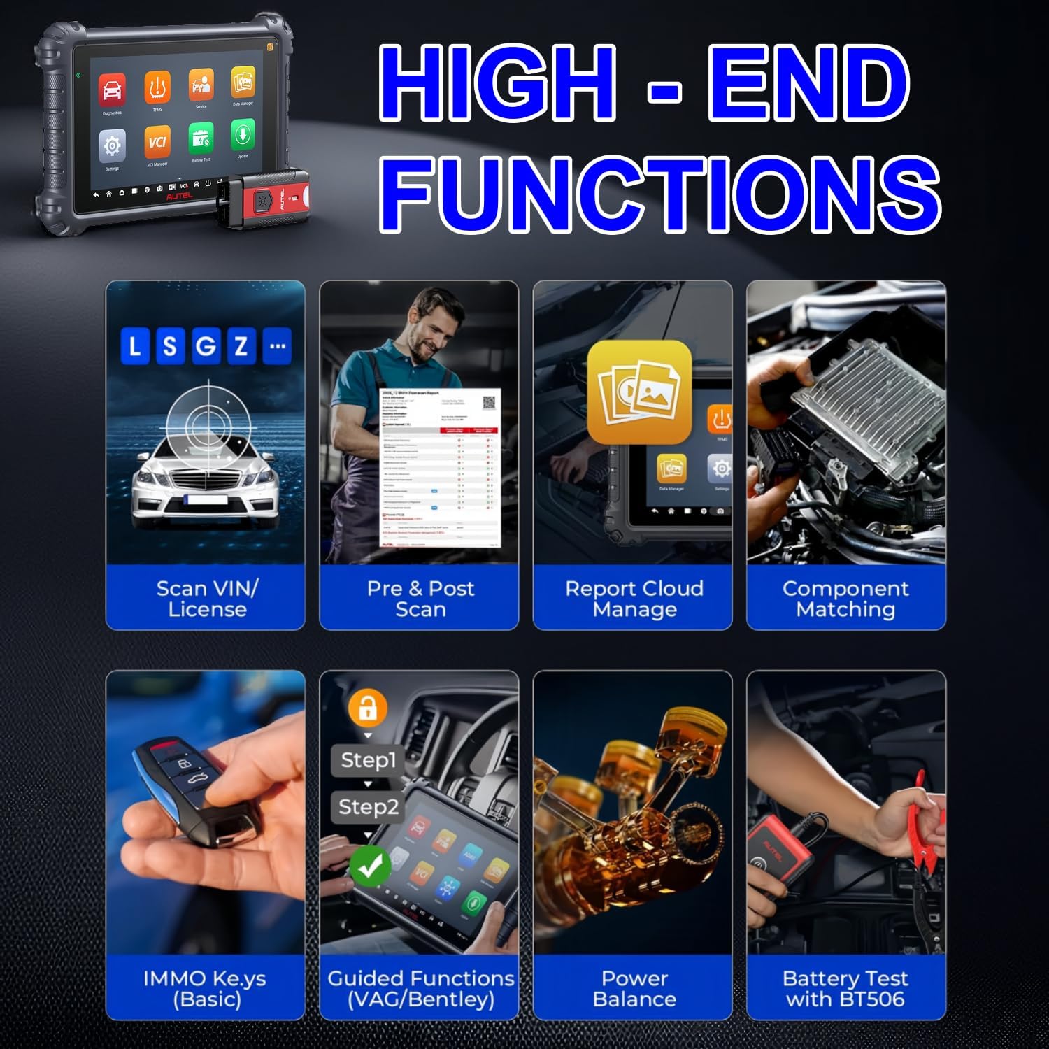 All System Diagnostic Scanner with TPMS Programming P29051