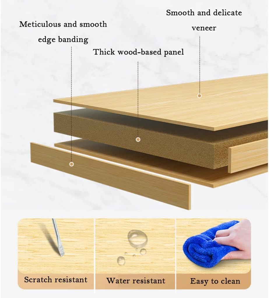 360° Rotating Wooden Square Standing Bookcase Q30137