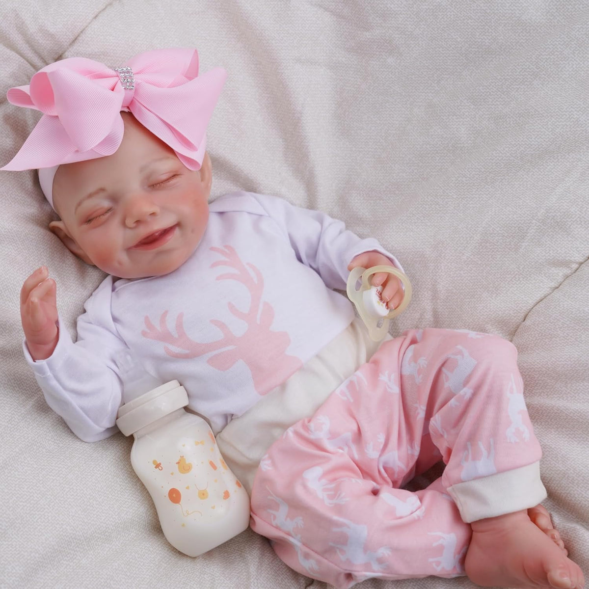 20-Inch Soft Cloth Reborn Baby Doll M2193