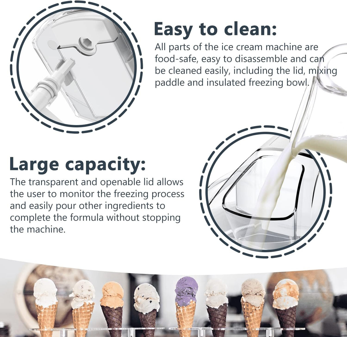1.5 Quart Electric Ice Cream Maker P419