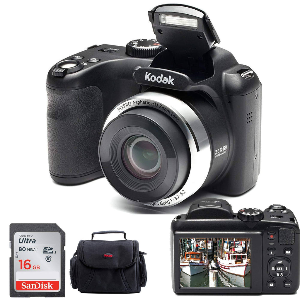 White Digital Camera with 16GB SD Card and Case H364