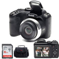 White Digital Camera with 16GB SD Card and Case H364