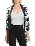 Petites Chiffon Floral Duster Blazer X58483