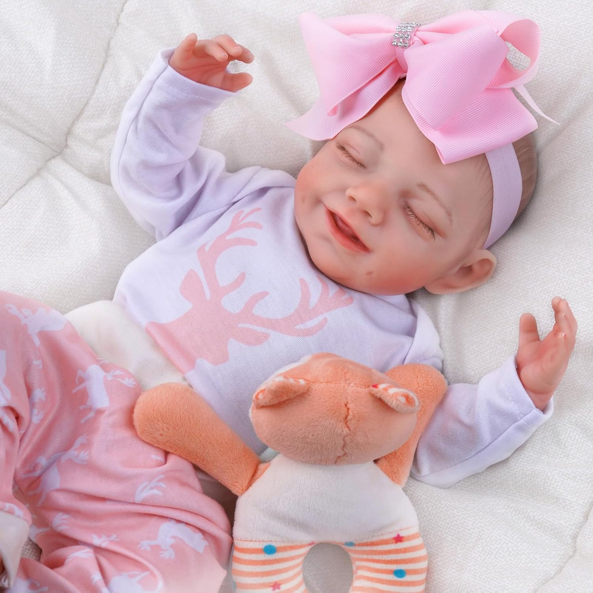 20-Inch Soft Cloth Reborn Baby Doll M2193