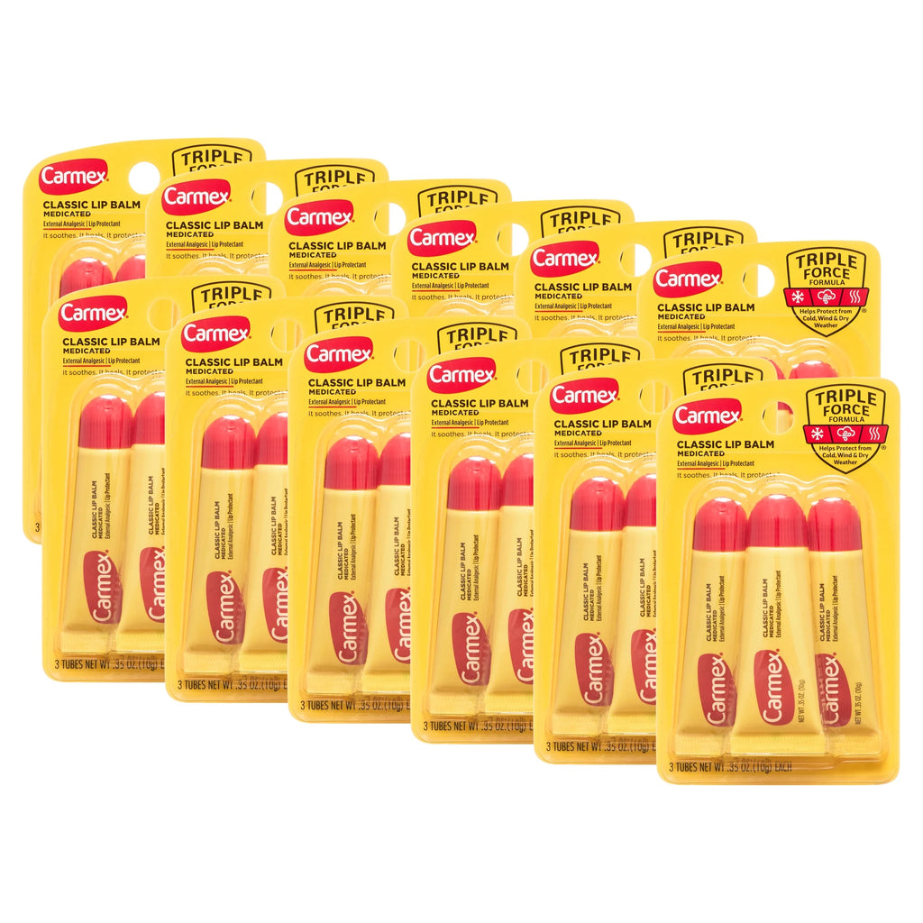 .35 oz Medicated Lip Balm Tubes, 36 Tubes G441