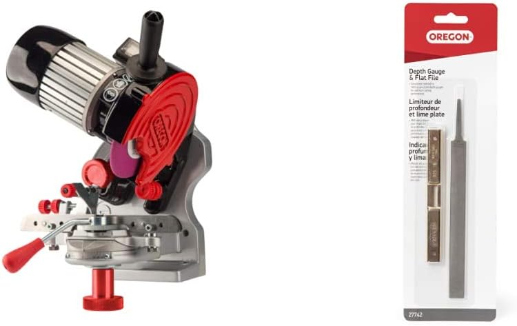 Compact 120-Volt Bench Grinder Saw Chain Sharpener U5969