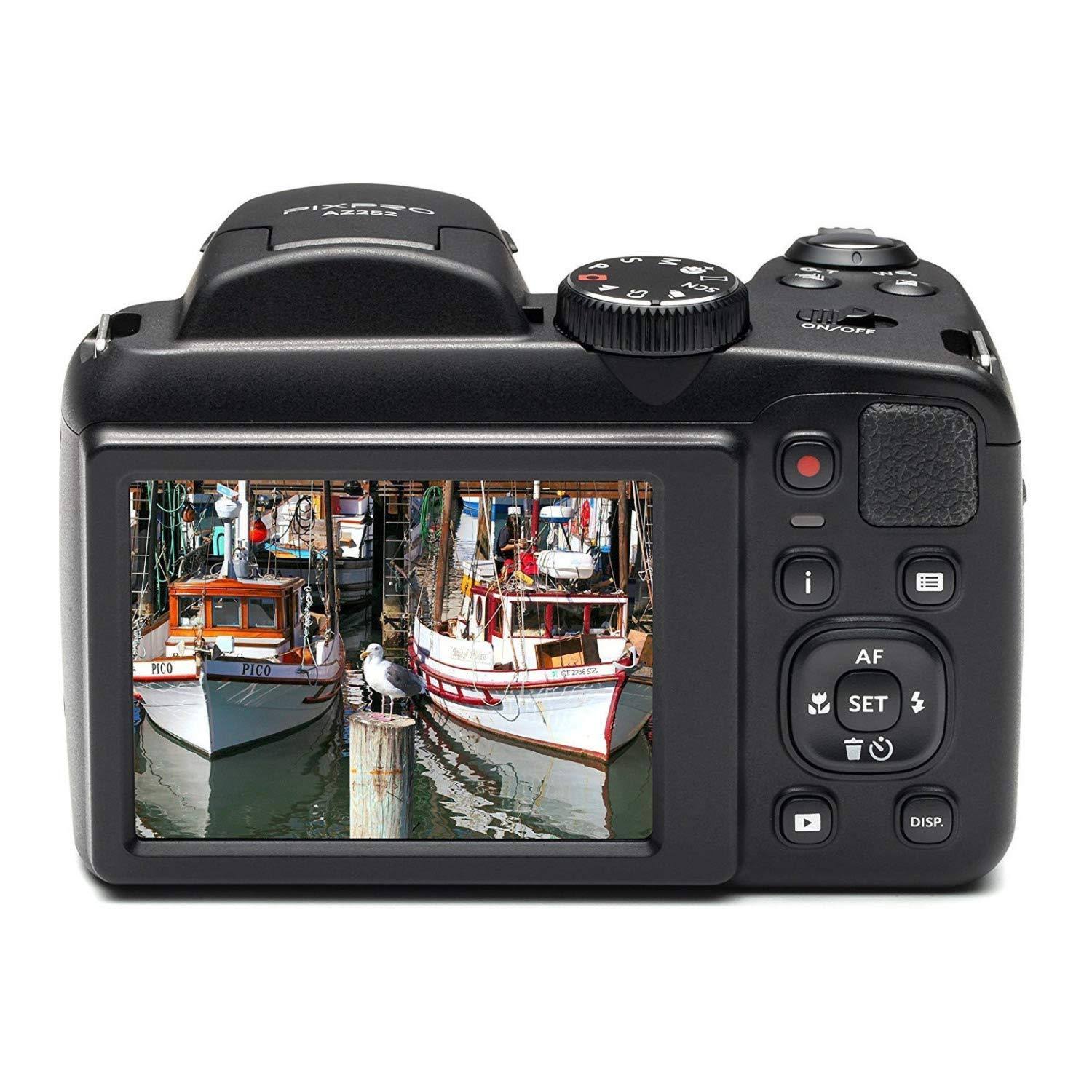 White Digital Camera with 16GB SD Card and Case H364
