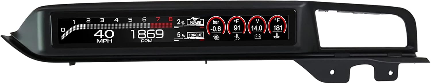 Black LCD Passenger Display for Ford Mustang Dash Panel Screen T6618