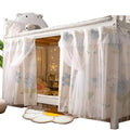 Bottom Bunk Bed Curtains Cloth Breathable Bed Canopy Shading Nets for Single Bed F775