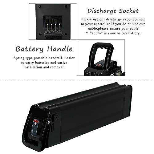 36V 48V 10AH 13AH 15AH 18AH Lithium Ion Battery with Charger for Electric Bike B294
