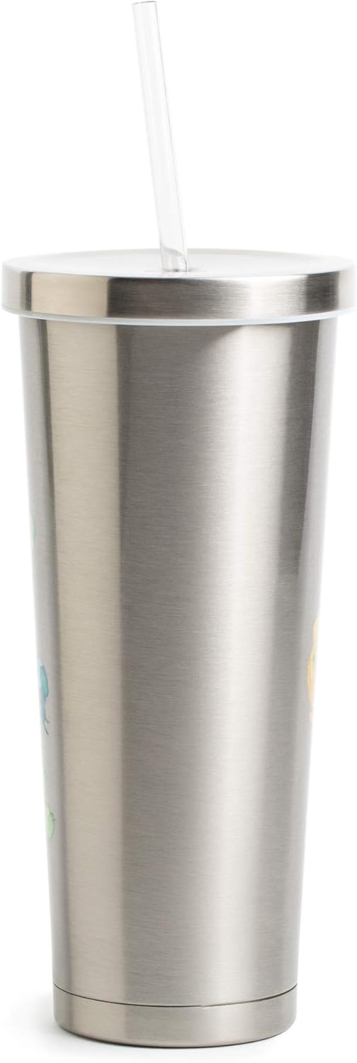 24 Oz Double Wall Vacuum Insulated Stainless Steel Tumbler Set R8926