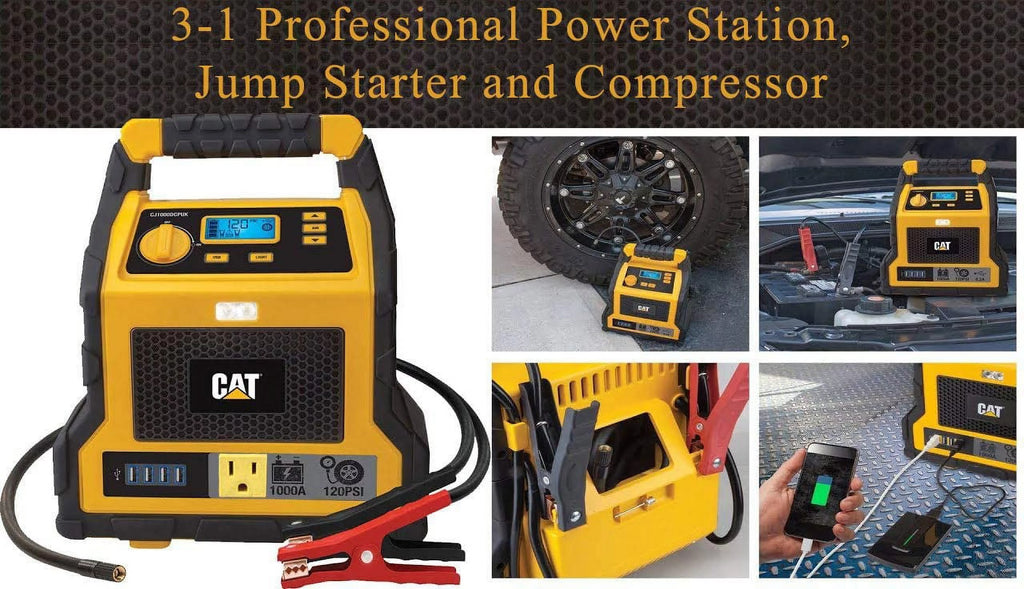3-in-1 1000Amp Power Station with Jump Starter and Compressor Z444