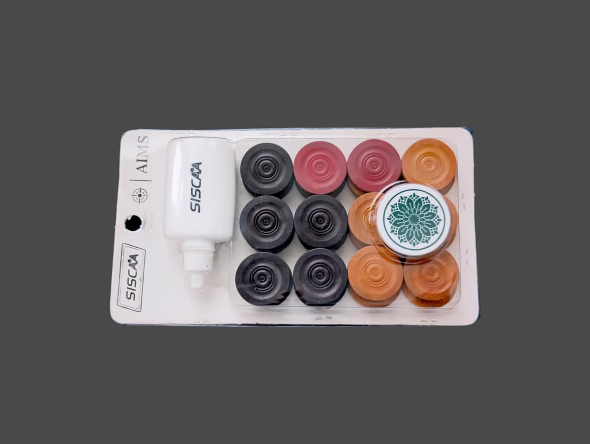 Full Size Carrom Board with Striker and Coins S217