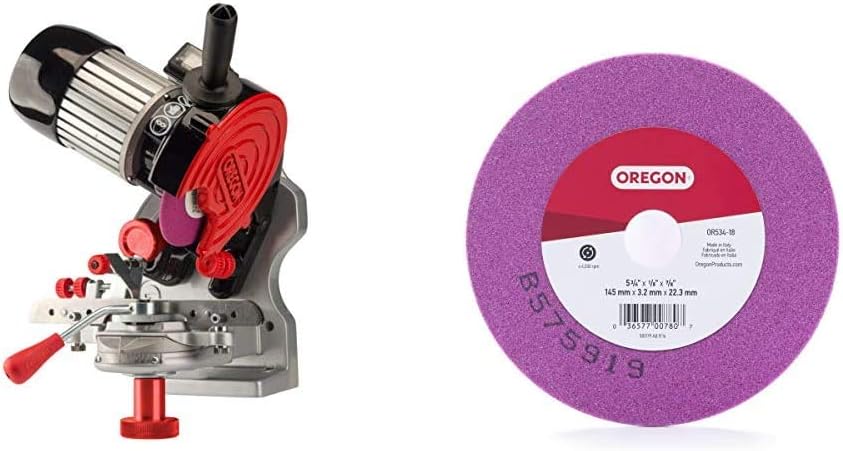 Compact 120-Volt Bench Grinder Saw Chain Sharpener U5969