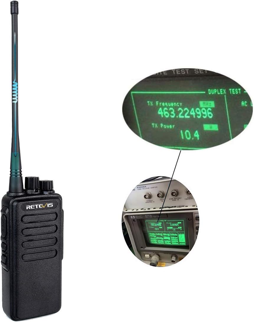 5 Pack Long Range Heavy Duty Rechargeable Two Way Radios with Earpiece and Mic V125