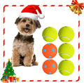 6 Pcs 1.97" Diameter Mini Tennis Balls for Dogs Z9345