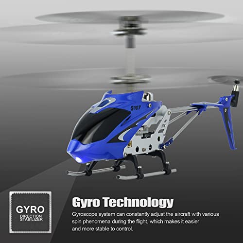Blue 3.5 Channel Mini RC Helicopter N710563