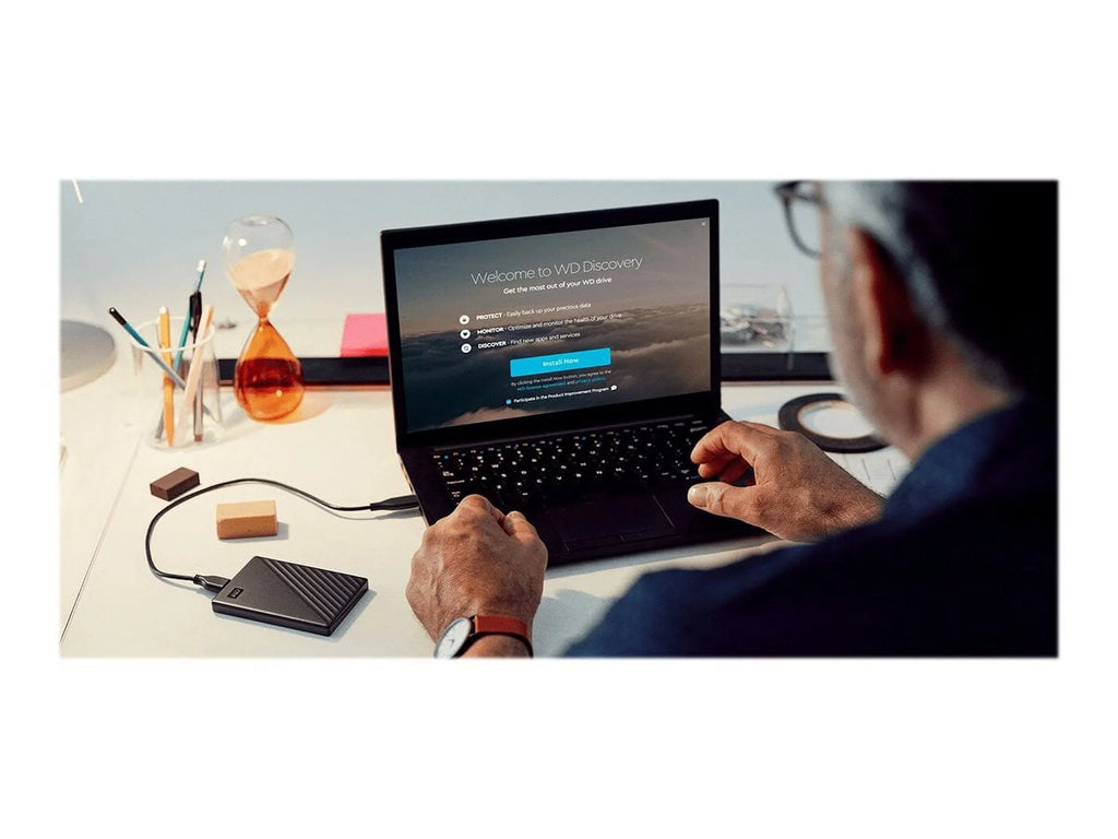 4TB Black Portable External Hard Drive O617184