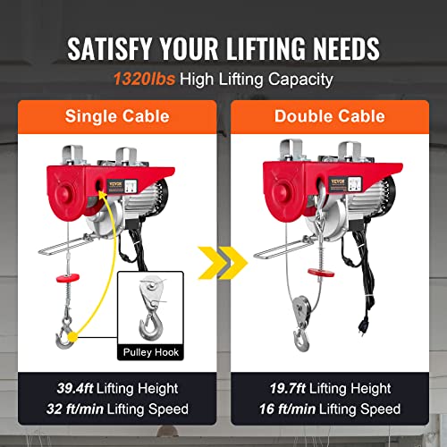 1320LBS Wireless Electric Hoist Y708