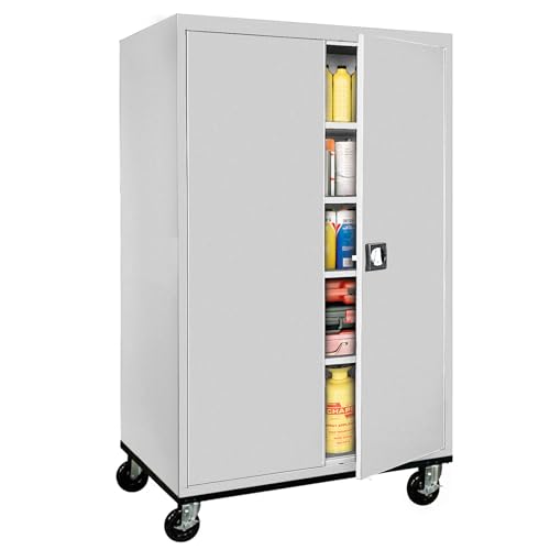 Charcoal Mobile Storage Cabinet P157