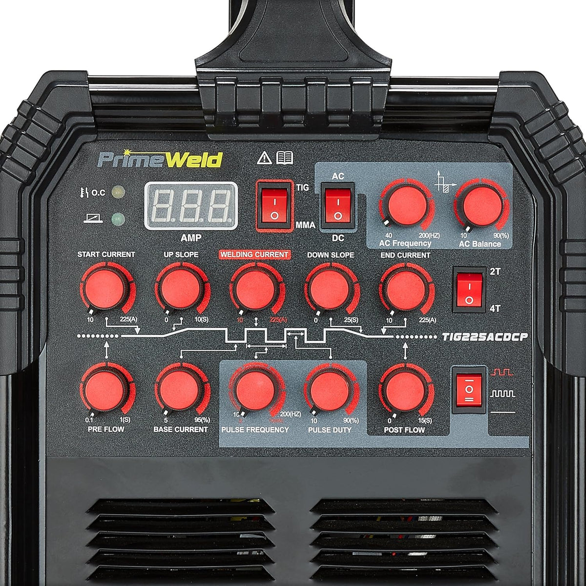 225 Amp AC DC Tig/Stick Welder with Pulse Torch Z675217