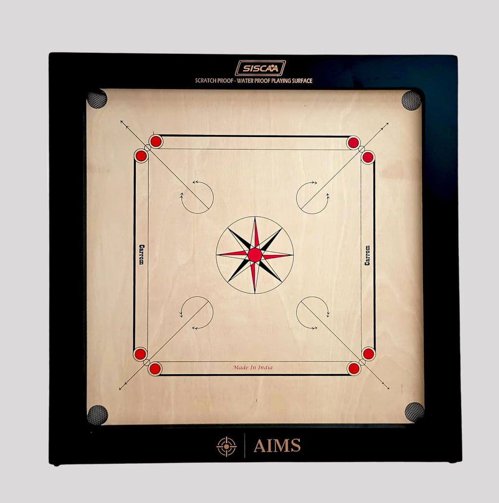 Full Size Carrom Board with Striker and Coins S217