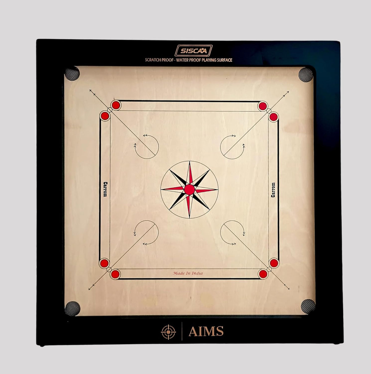 Full Size Carrom Board with Striker and Coins S217