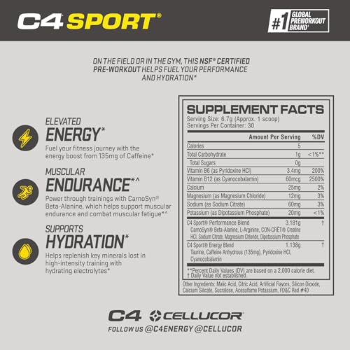 Pre Workout Powder Watermelon 30 Servings E71398