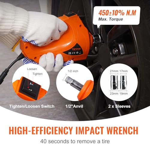 5 Ton Electric Hydraulic Car Jack with Impact Wrench S936133