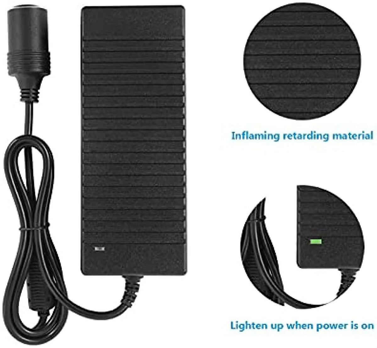 AC-DC Converter AC-100V/240V to DC-12V 10A 120W Car Cigarette Lighter Socket Power Adapter L4063
