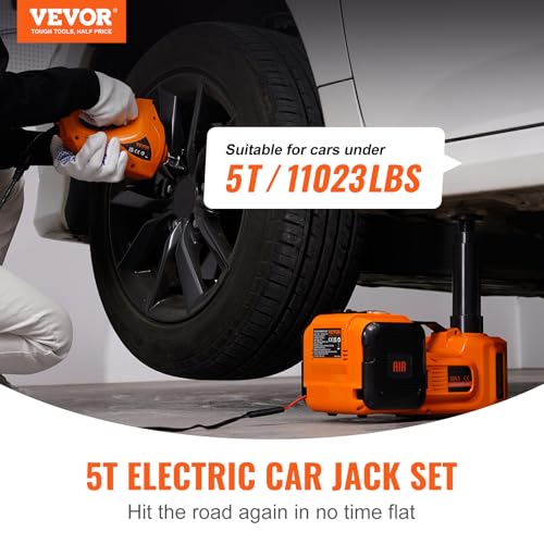 5 Ton Electric Hydraulic Car Jack with Impact Wrench S936133