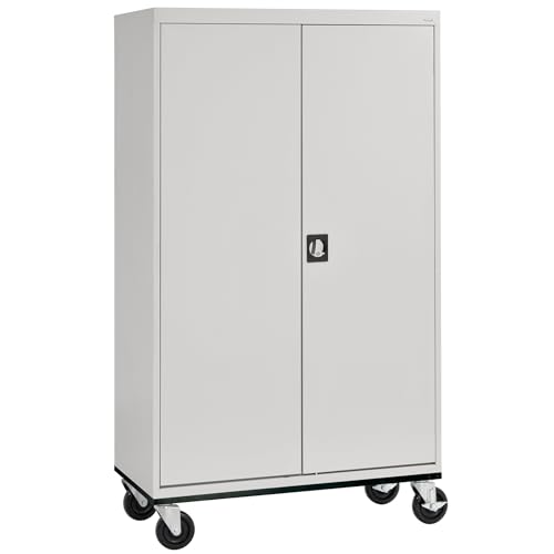 Charcoal Mobile Storage Cabinet P157